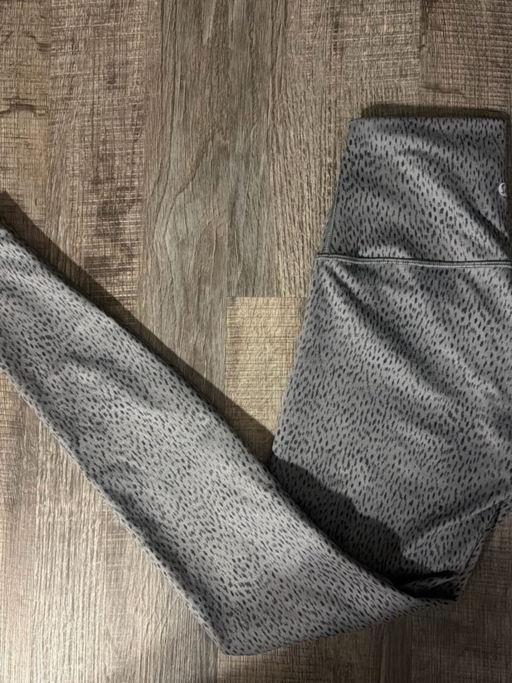 lululemon athletica Gray Speckled High-Rise Leggings